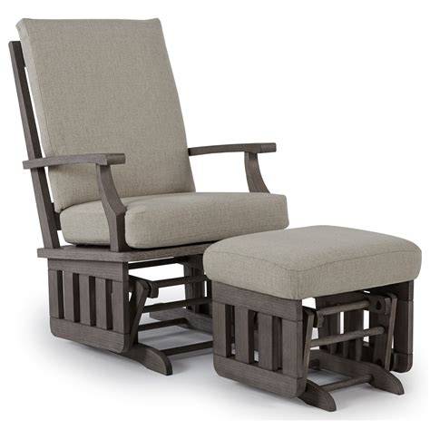 glider with ottoman set|comfortable glider and ottoman.